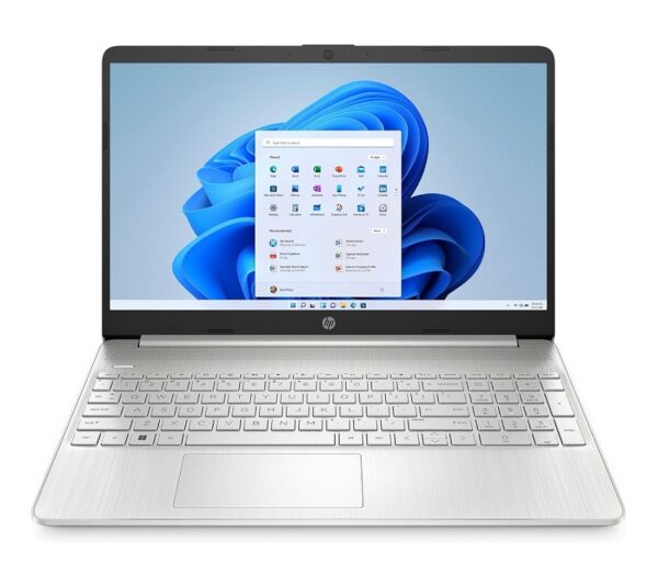 HP 15s-fq2014sl Notebook, Intel Core i3-1115G4, RAM 8GB DDR4, SSD 256GB, Intel UHD Graphics, Display 15.6” FHD, Antiriflesso, Wi-Fi, Lettore SD, Webcam HD, Windows 11 Modalità S, Argento